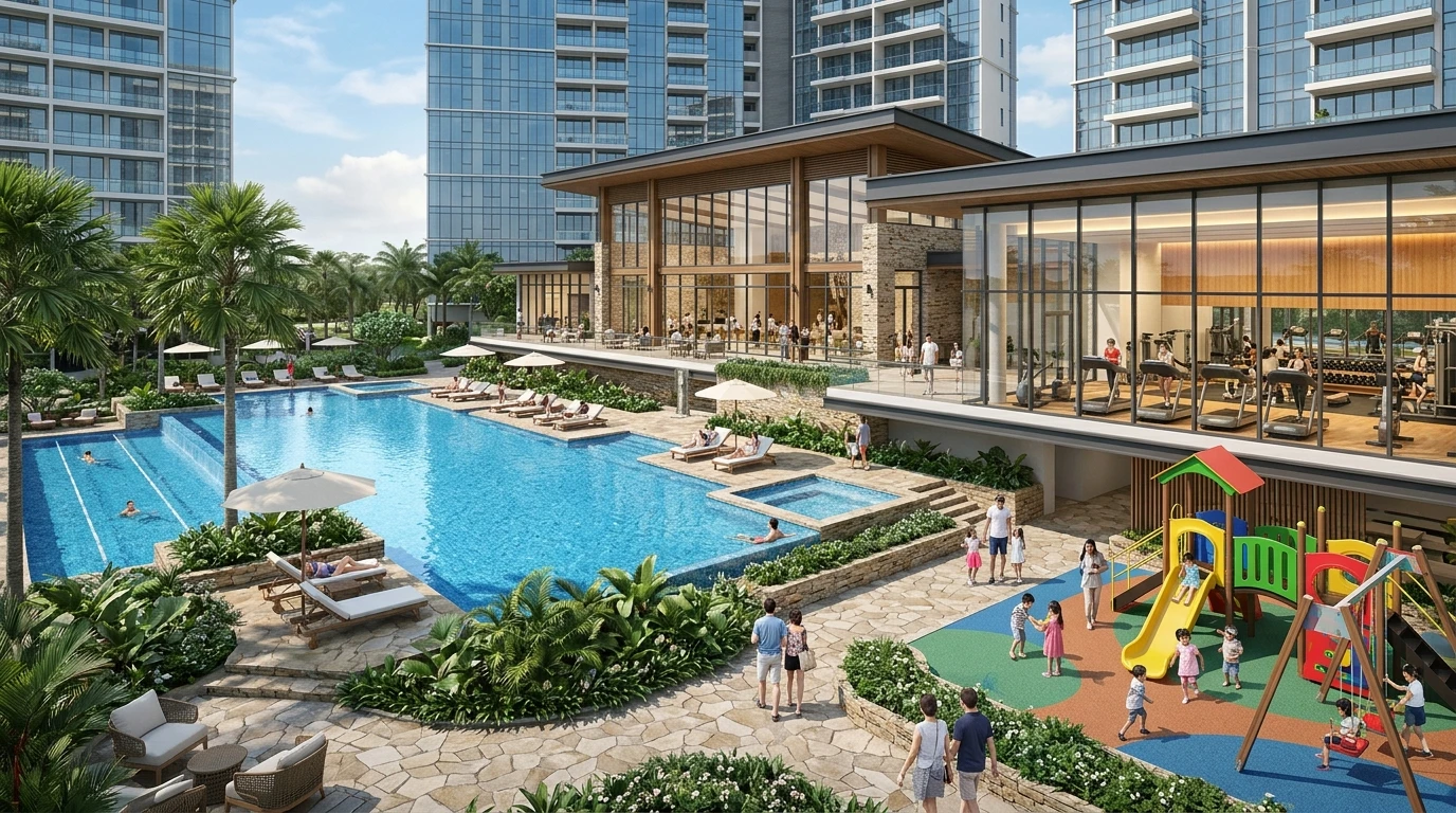 Shaligram Everest Ravet Swimming Pool and Luxury Clubhouse